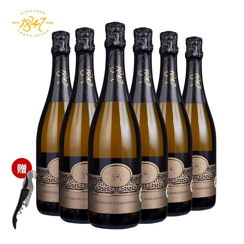 帕伯斯系列香槟起泡白葡萄酒/红葡萄酒 澳大利亚原瓶进口红酒 莎当妮