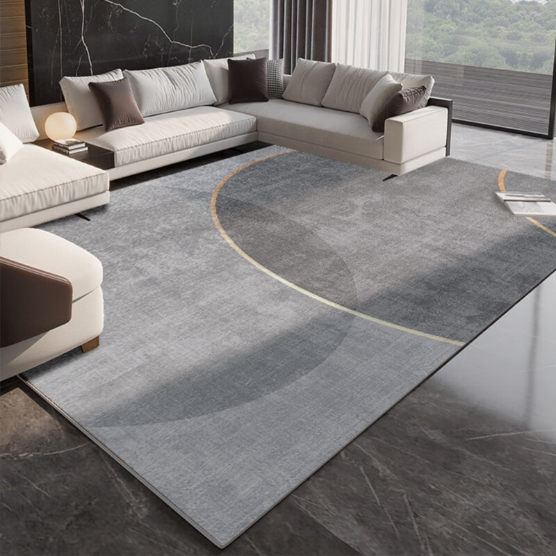 KAYE地毯客厅轻奢高级感大面积沙发茶几垫子家用满铺卧室床边毯可定制 FS-T136 120x160cm（超值款床边毯）