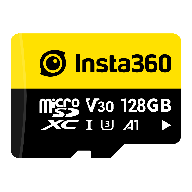  影石Insta360 官方配件 128G内存卡SD卡 适配X3/ONE X2/ONE RS/ONE R