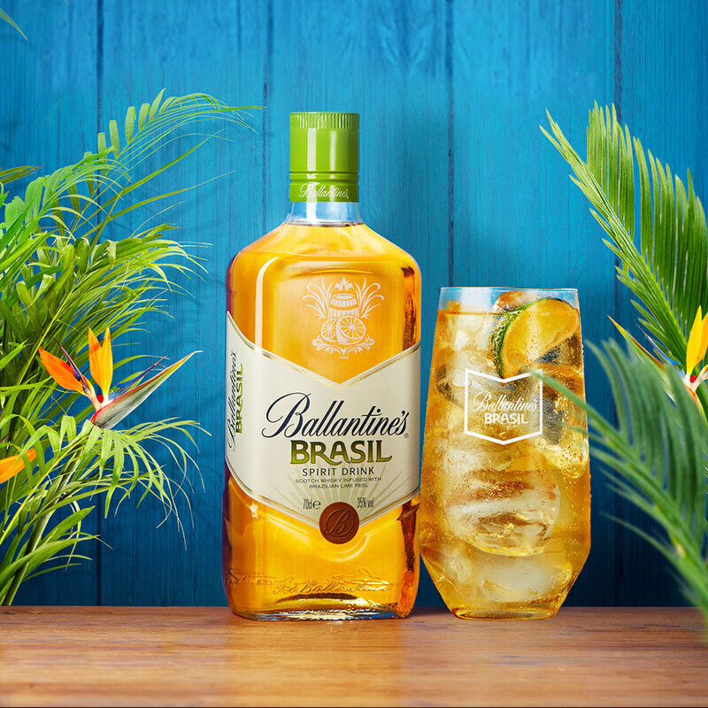 百龄坛(ballantines)巴西青柠威士忌风味配制酒 35度 700ml进口洋酒