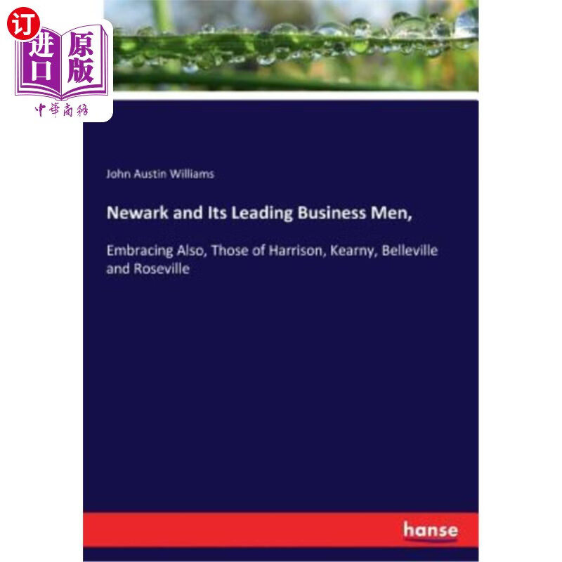 海外直订newark and its leading business men embracing also
