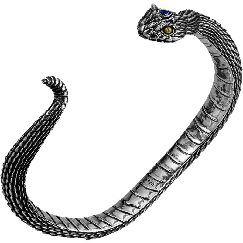 凡丘珠寶 S925銀時尚銀飾 男士霸氣復古泰銀朋克骷髏架個性鑰匙掛件吊墜 吊墜