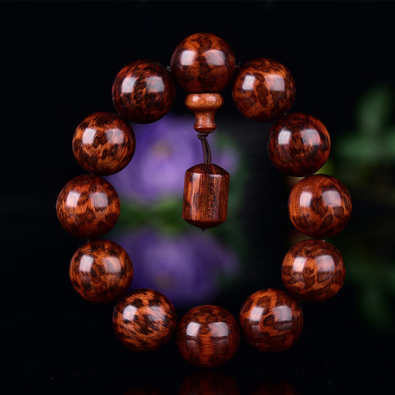 珍爱妃高硬密度 稀有南美洲蛇纹木手串男2.