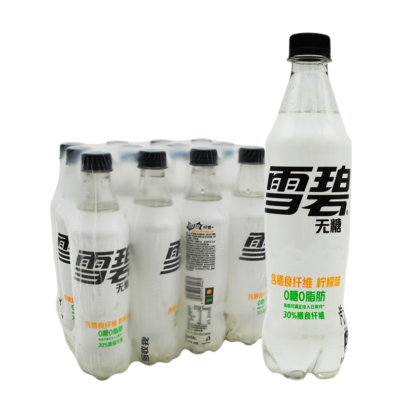 加可乐500ml*12瓶 膳食纤维 雪碧 碳酸饮料汽水可选 [500ml]雪碧纤维