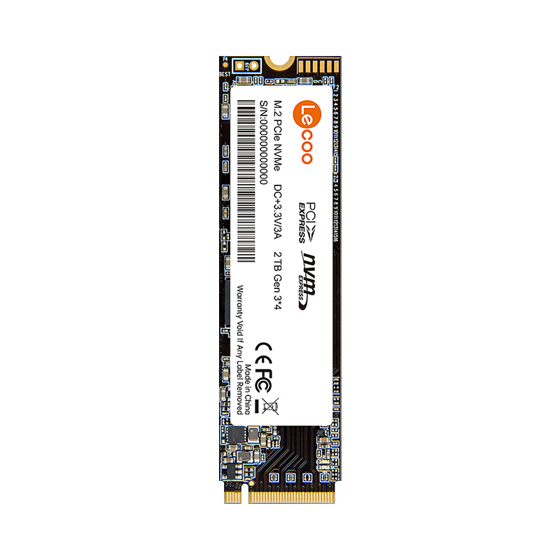 联想来酷（lecoo）2TB SSD固态硬盘 M.2接口(NVMe协议 PCIe 3.0) 读速3400MB/s