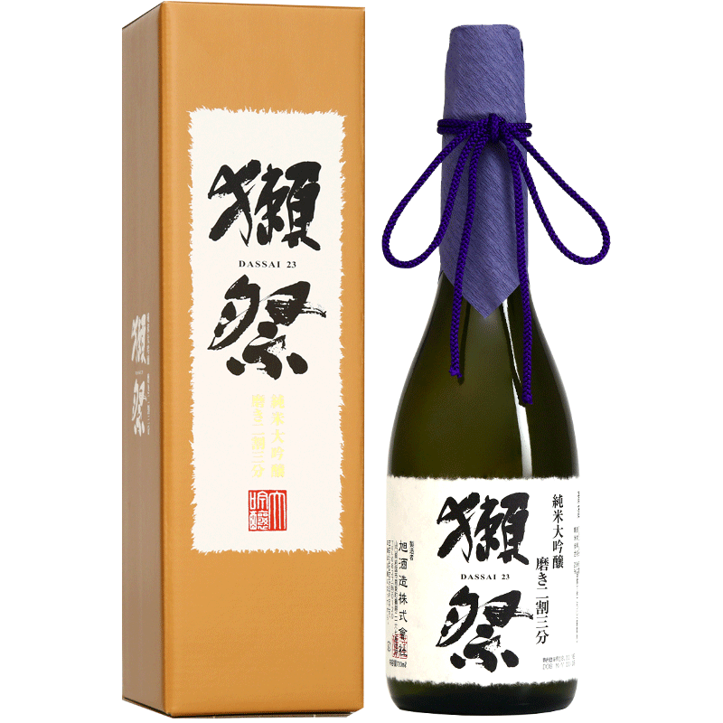 日本原装进口清酒 维布兰诺 米酒低度洋酒 獭祭纯米大吟酿 獺祭23 二割三分 720ml 单瓶