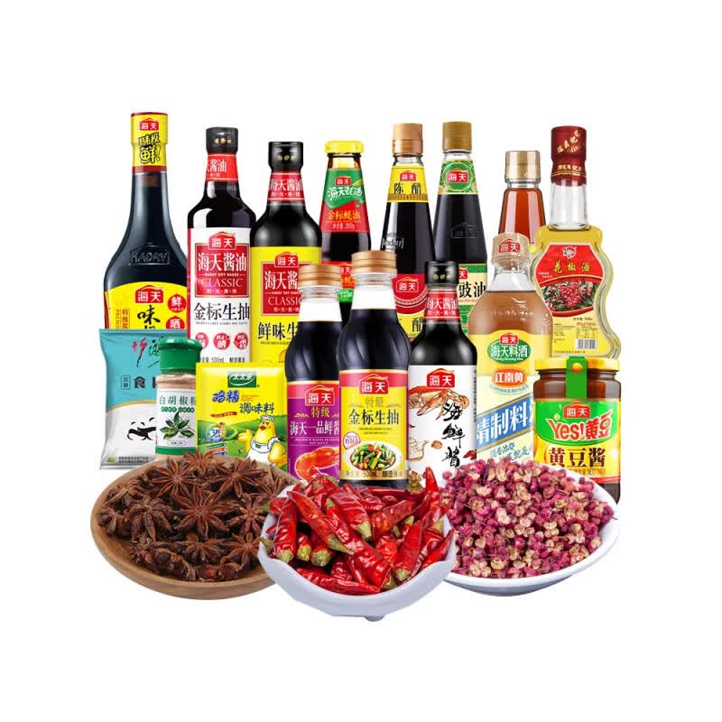 大瓶厨房调味品调料 酱油醋调味料油盐酱醋  多规格可选择 油醋汁280