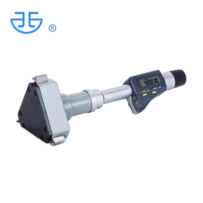 wd 青量 电子三点内径千分尺 数显75-88mm 配环规加长杆