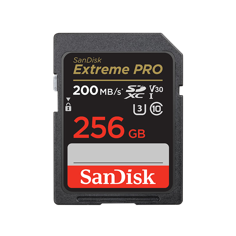 ���ϣ�SanDisk��256GB SD�ڴ濨 4K V30 U3 C10 ����洢�� ����200MB/s д��140MB/s 
