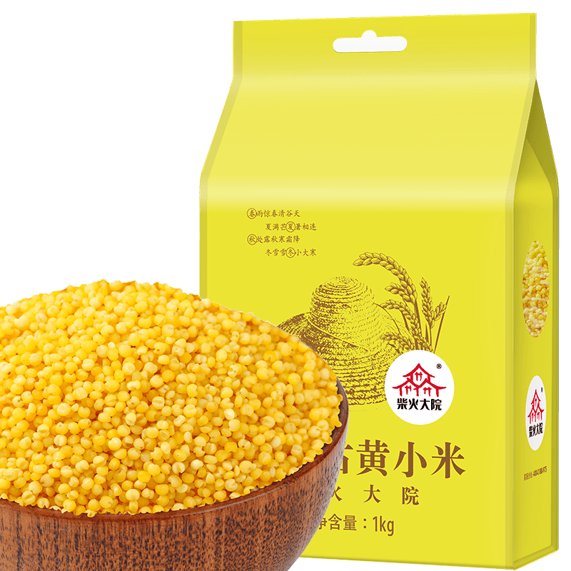 柴火大院 内蒙古黄小米 1kg