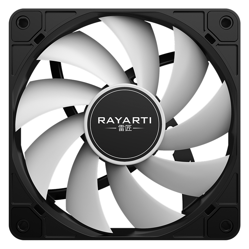雷匠（Rayarti）寂风 机箱风扇12CM 散热风扇（9片扇叶/双重降噪/双面减震垫/无光） 10.9元