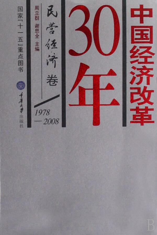 中国经济改革30年:1978-2008:民营经济卷 周立群 经济 9787562444503