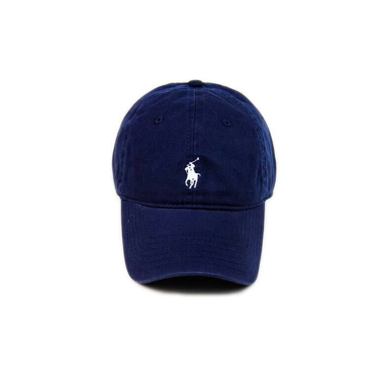 保罗polo帽子女水洗软顶棒球帽男韩版百搭时尚做旧潮牌纯色鸭舌帽