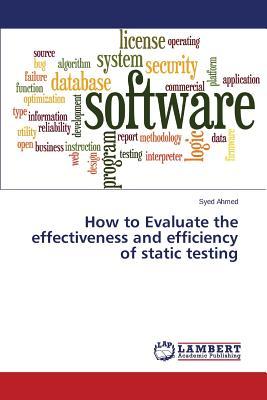 预订How to Evaluate the Effectiveness and Efficiency