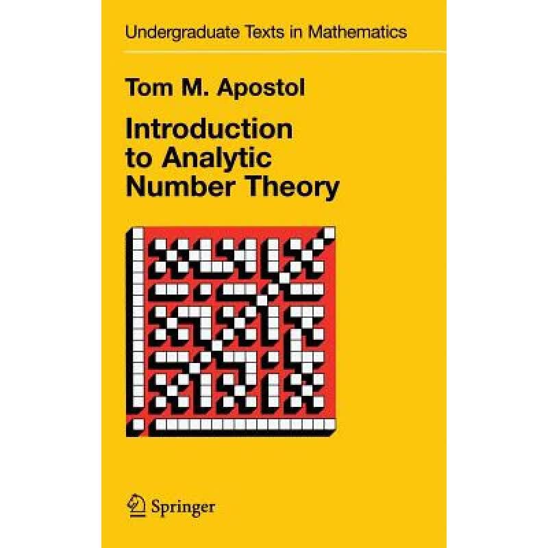预订 Introduction to Analytic Number Theory
