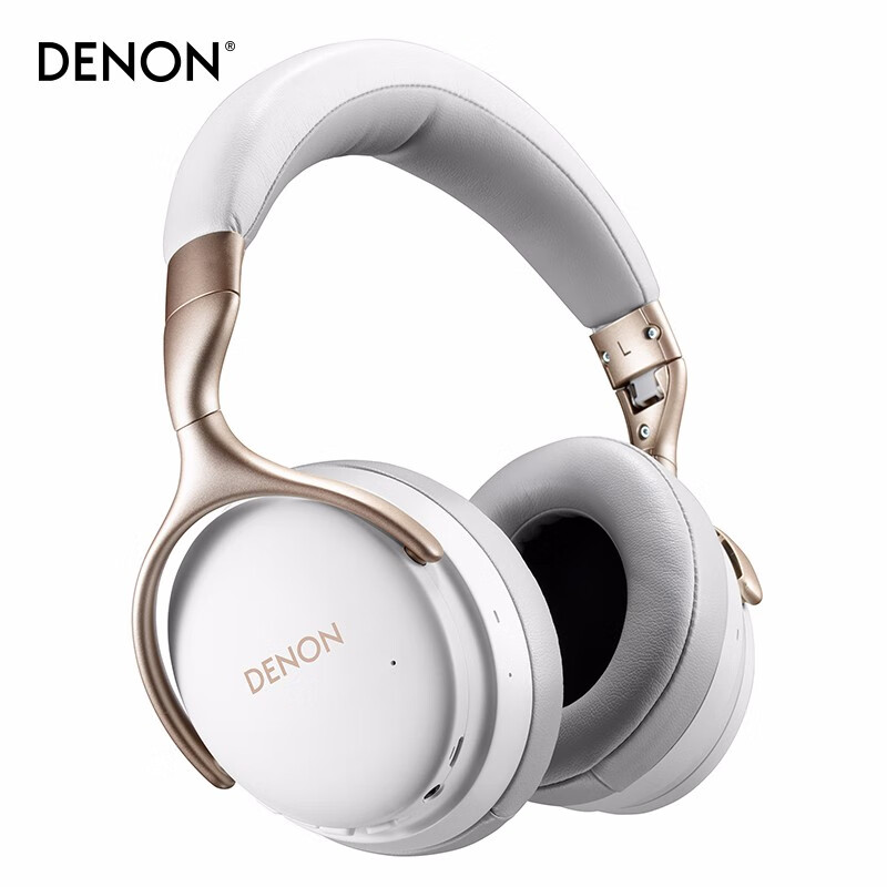 天龙（DENON） AH-GC30WT 头戴式耳机主动降噪蓝牙无线发烧音乐HiFi直推 高清通话 白色