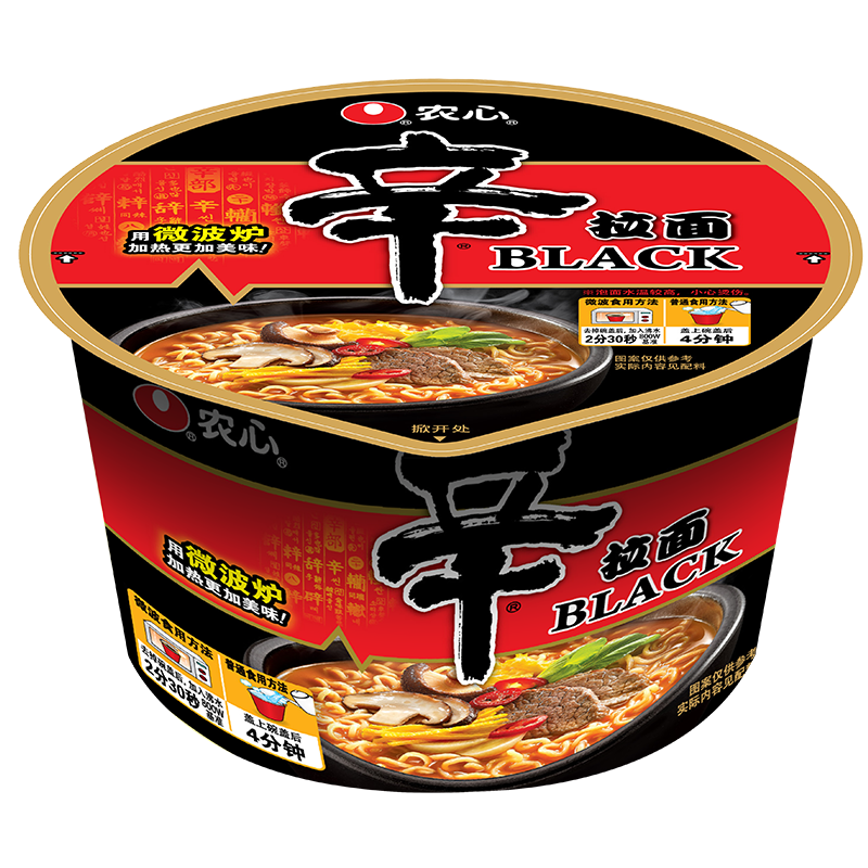 NONGSHIM 农心 辛拉面Black 豚骨汤味 101g