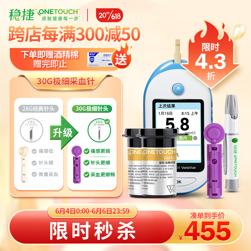 开箱分析强生稳悦智优型血糖试纸使用过后感受，评测一个月感受告知
