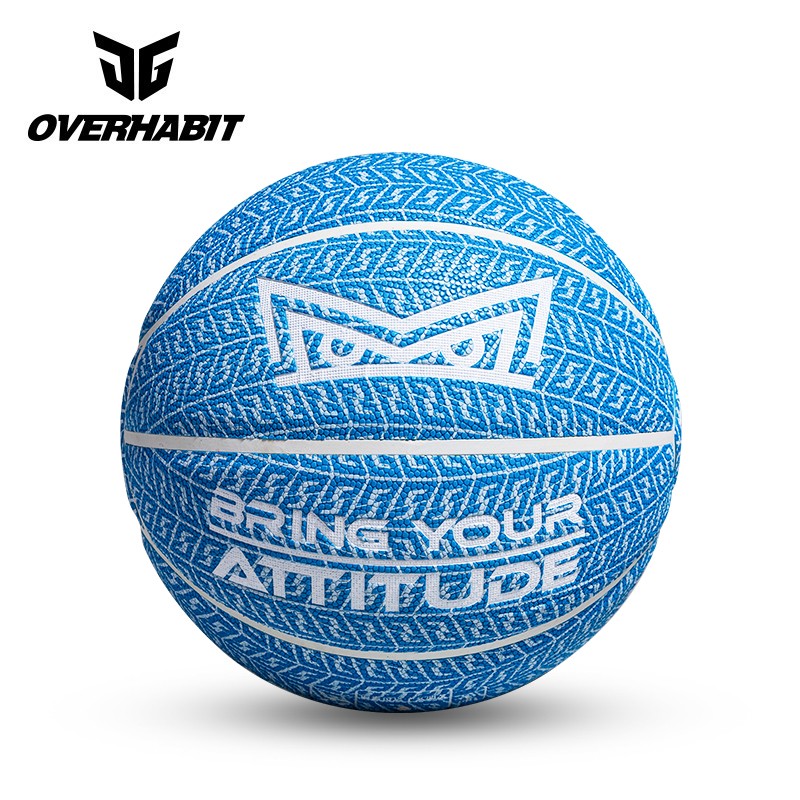 overhabit军哥篮球overhabit 新get蓝 pu篮球黄宇军室内外标准成人7号