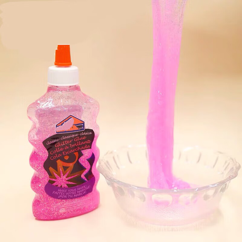 许愿熊闪粉胶牛头牌学生手工胶水diy贺卡闪光胶儿童制作史莱姆胶水牛