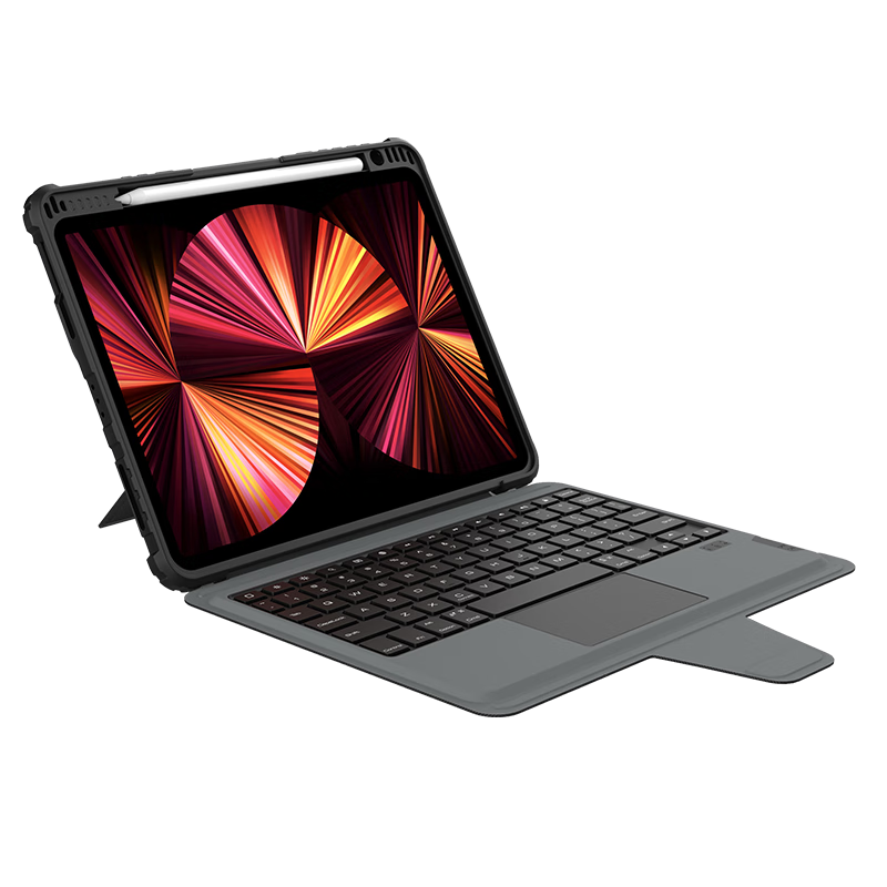 耐尔金 iPad air5/4/pro11蓝牙键盘保护套 苹果平板妙控键盘触控可拆分带笔槽支架防摔壳 iPadAir5/4/Pro11/22/21/20