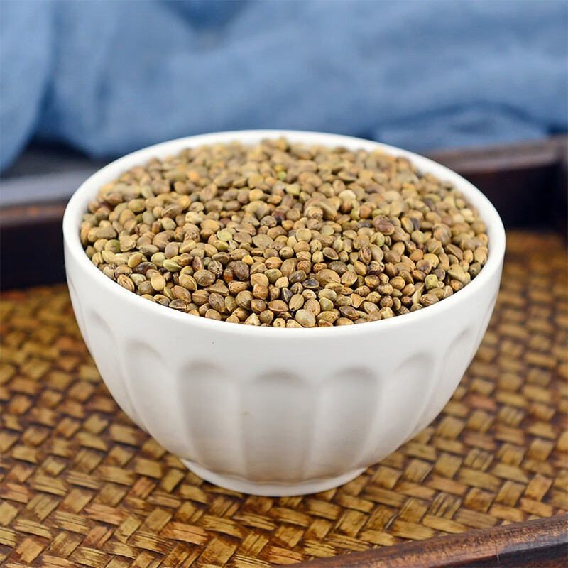 静萱筛选巴马火麻仁500g克中药材麻子仁子籽茶可磨火麻仁粉