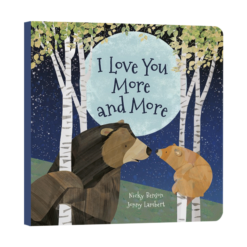 很爱很爱你 英文原版绘本 i love you more and more 全英文版进口