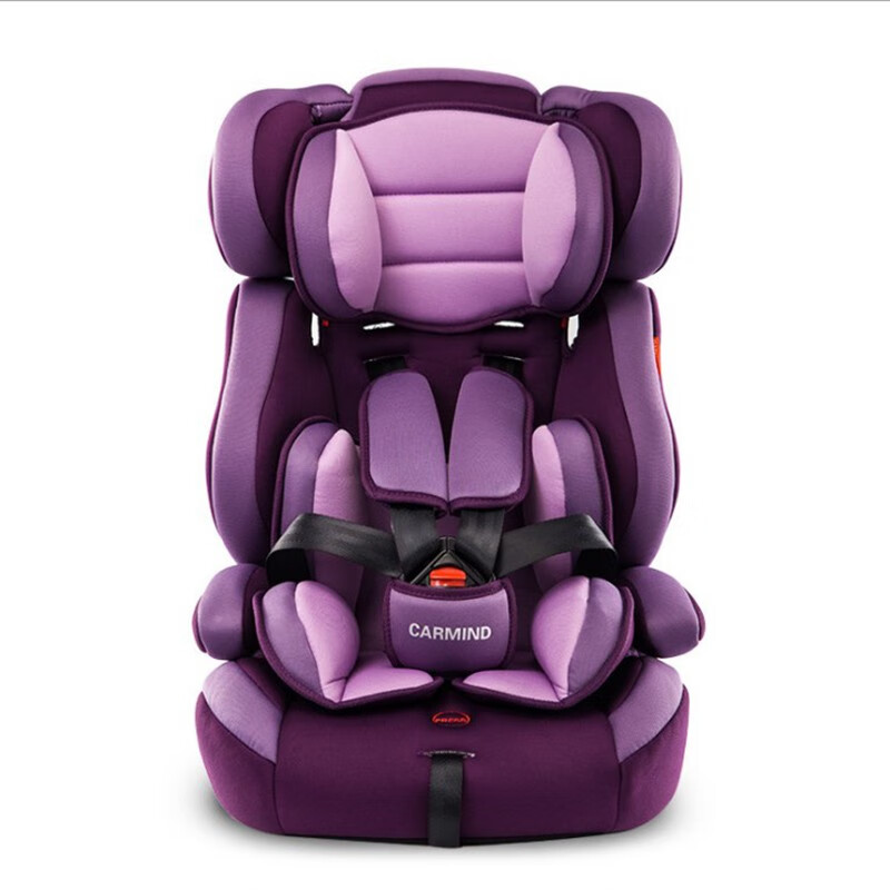 CARMIND carmind车载儿童汽车安全座椅 儿童安全座椅9个月-12岁 淡紫色