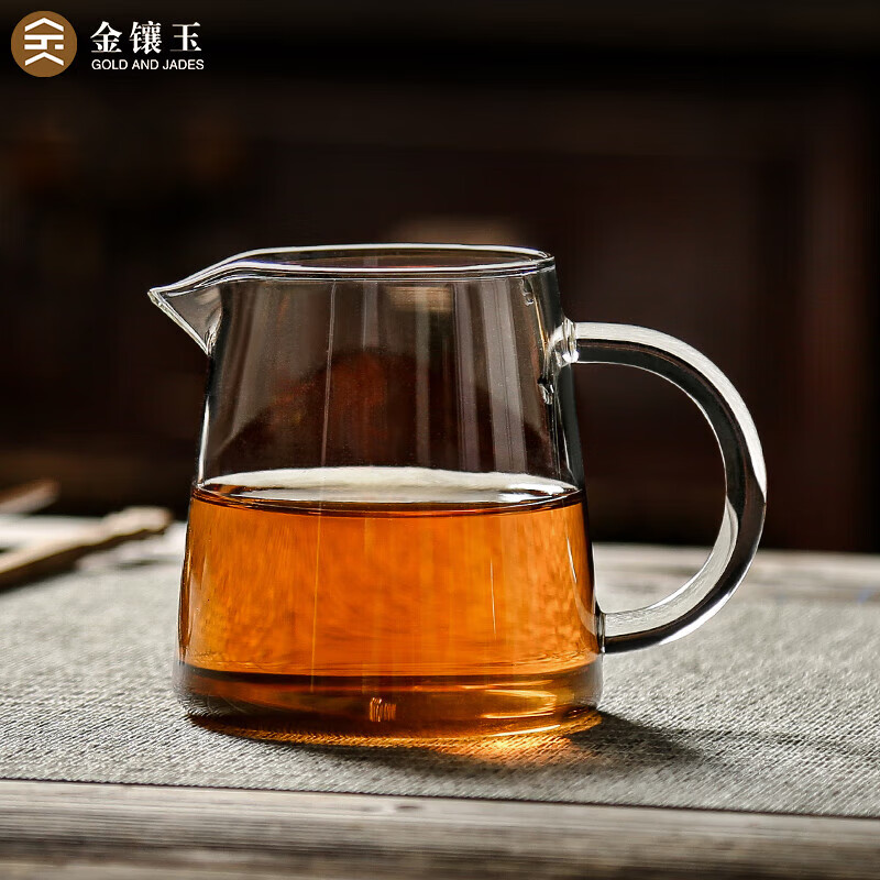 金镶玉 茶具配件  洁直公杯   玻璃公道杯茶海分茶器功夫茶具零配属于什么档次？