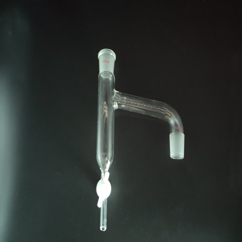 玻璃刻度分水器10ml油水分离器四氟节门水分测定器实验室分水 无刻度