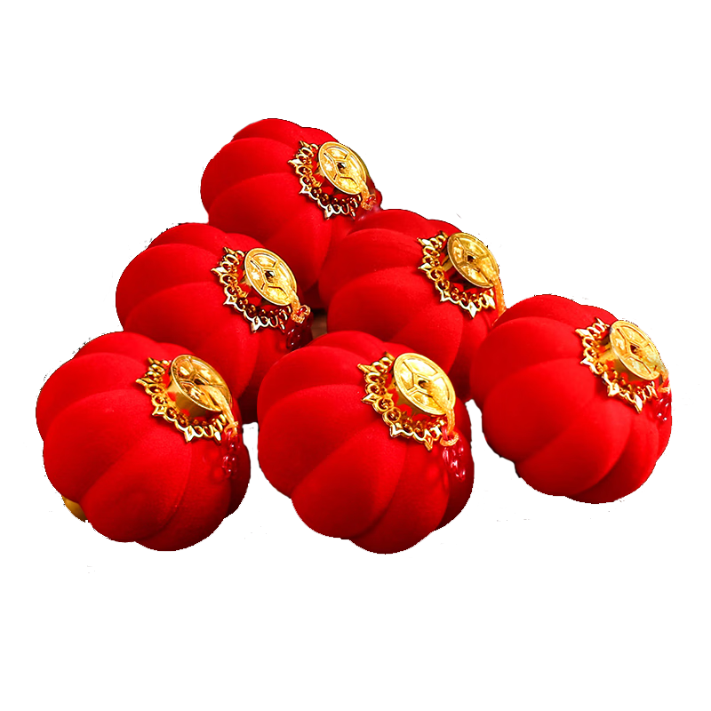 仕彩新年小燈籠掛樹(shù)上元宵節家里陽(yáng)臺過(guò)年結婚裝飾品喬遷室內盆栽25個(gè)