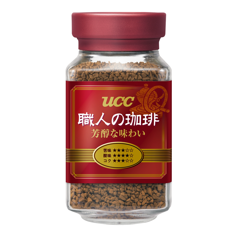 UCC 悠诗诗 职人速溶黑咖啡粉90g醇香摩卡日本进口