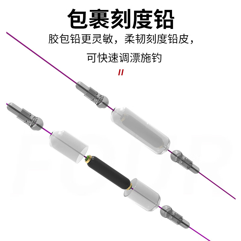 千丝坊大物线组套装青鲟巨物线组绑好的子线双钩成品配套钓鱼主线组 7.2米 大物主线组 +大物子线双钩 8号主线【2卷树脂盒装】
