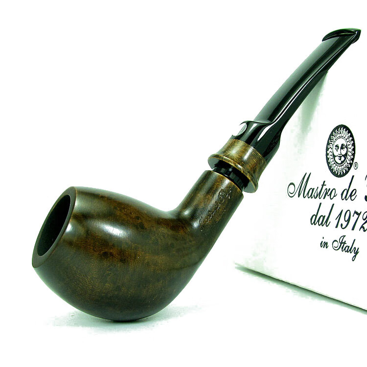 润华年手工斗意大利玛士石楠木烟斗古罗马光面系列06