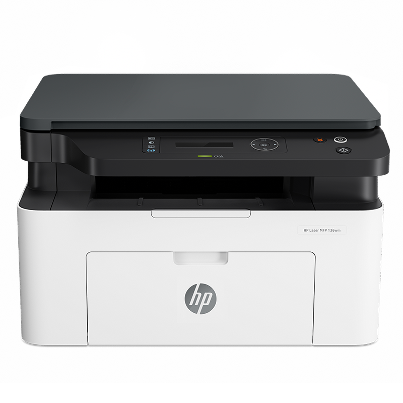 HP惠普136a激光打印机一体机黑白多功能复印机家用小型办公136w 136wm nw带手机无线 136wm（打印复印扫描+手机无线wifi网络）