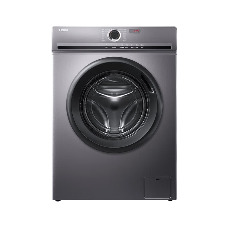 海尔（Haier）洗衣机 洗烘一体 全自动滚筒 直驱变频 蒸汽除除螨 空气洗去异味 家用大容量 【即洗即烘 智能精控】
