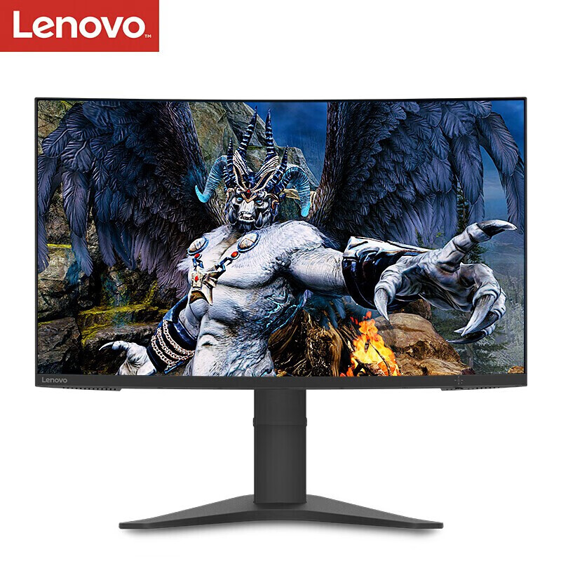 联想（Lenovo）G27c-10 27英寸1500R曲面屏 低蓝光可壁挂游戏电竞显示器 144Hz (HDMI+DP接口)