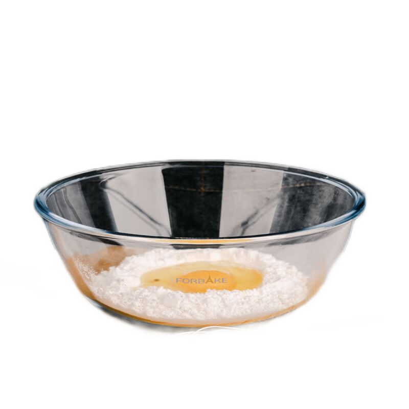 法焙客(FOR BAKE)烘焙工具玻璃打蛋盆耐高溫烘焙料理碗玻璃碗透明沙拉碗 小款/FB58010