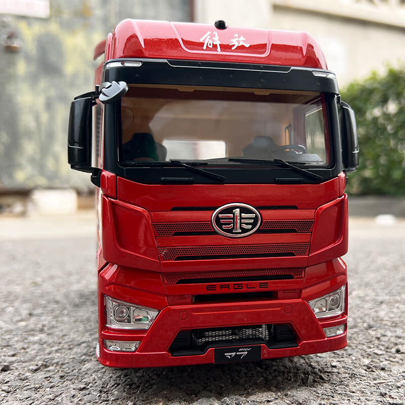 joymine一汽解放原厂1:24解放j7 jh6牵引头工程运输卡车合金仿真汽车