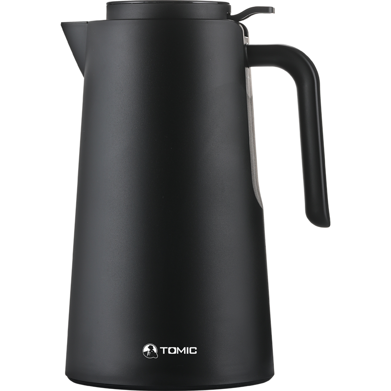 特美刻 TOMIC 智能显温保温壶 1.5L 暗夜黑 玻璃内胆按压式 99.5元(需领券)