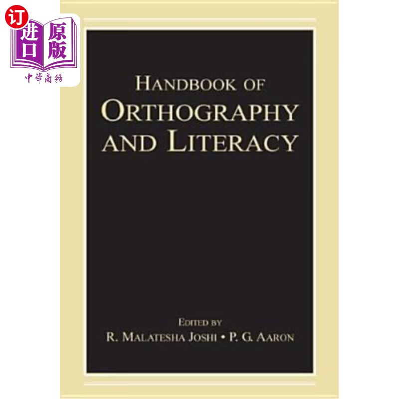 海外直订handbook of orthography and literacy 正字法和识字手册
