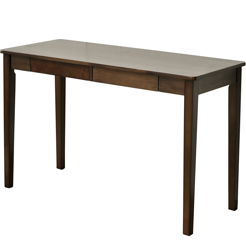 爱必居 实木书桌电脑桌电脑台式桌小户型办公学习桌简约家用卧室学生书桌 原木色1.2m