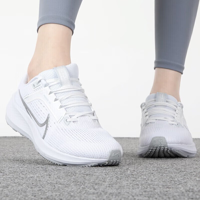 zoom pegasus飞马缓震气垫跑步鞋子女 白色dv3854-101飞马40 36