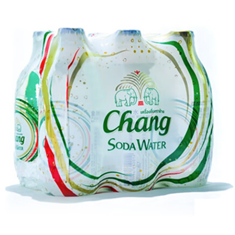 泰象泰国进口苏打水饮料气泡水含气饮料 325ml 6瓶原味