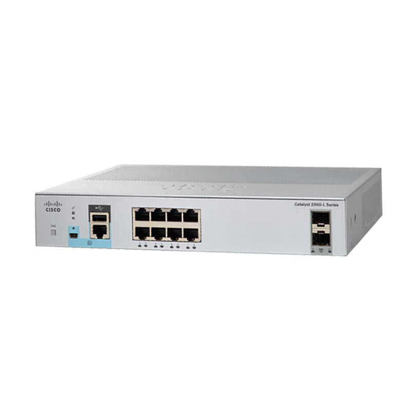 思科(cisco)c2960系列二层接入网络企业级千兆 8口交换机 ws-c2960l-8