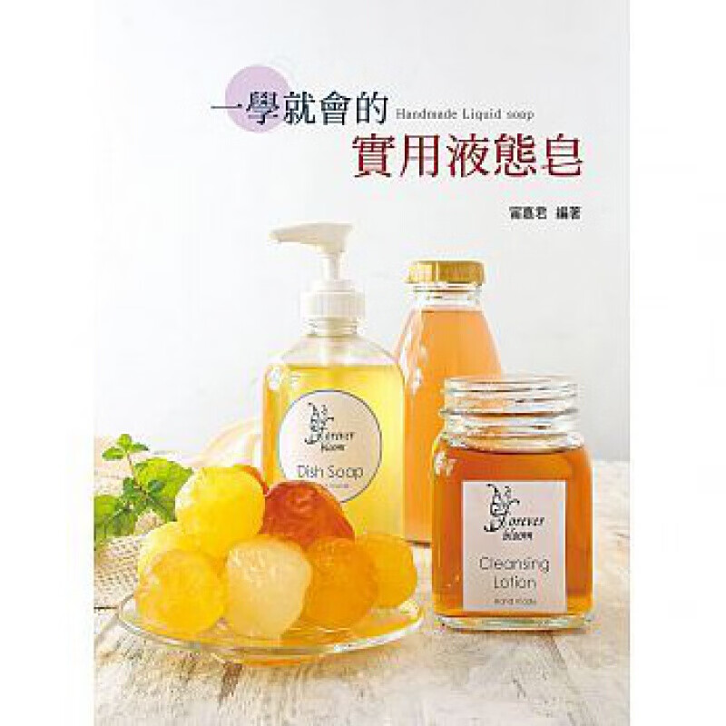 预订台版 一学就会的实用液态皂宁嘉君手作生活DIY