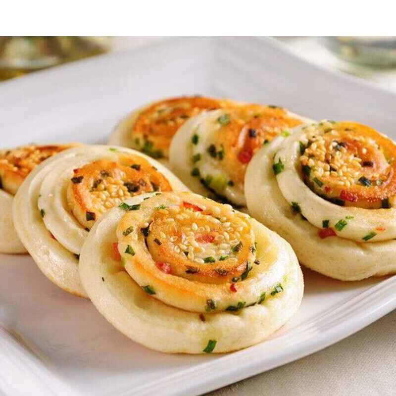 方便早餐香煎葱油饼速冻半成品营养葱花煎饼油炸点心面食面点24个 香