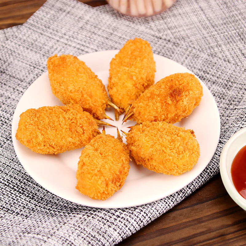 芙蓉蟹爪黄金蟹钳900g蟹钳肉新鲜冷冻油炸小吃西餐半成品