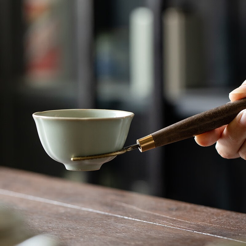 京峰阁茶道六君子茶具套装家用茶道配件功夫茶勺茶针茶盘摆件 禅意六君子