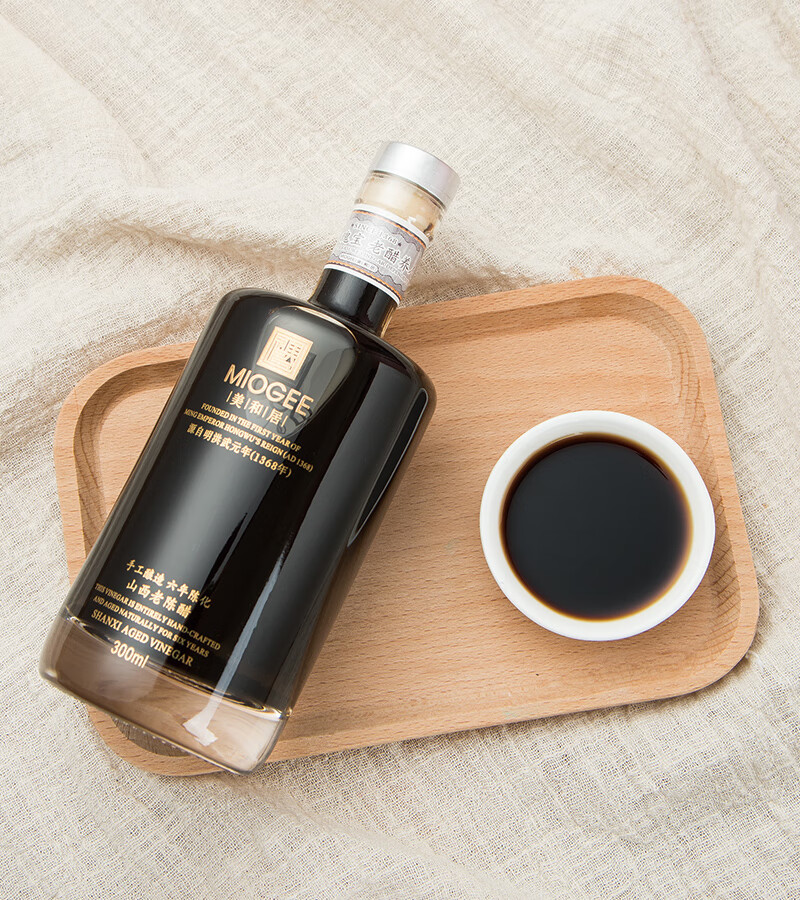 美和居【美和居-国家非遗】六年陈酿山西特产老陈醋礼盒手工酿造300ml